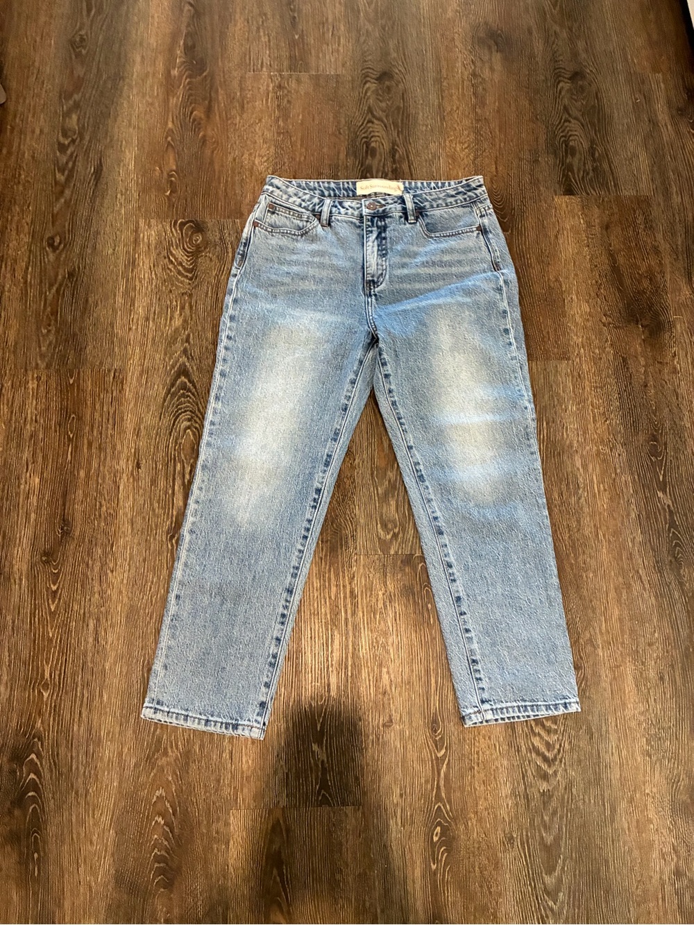 Soft Surroundings Light Wash Relaxed Womens Jeans